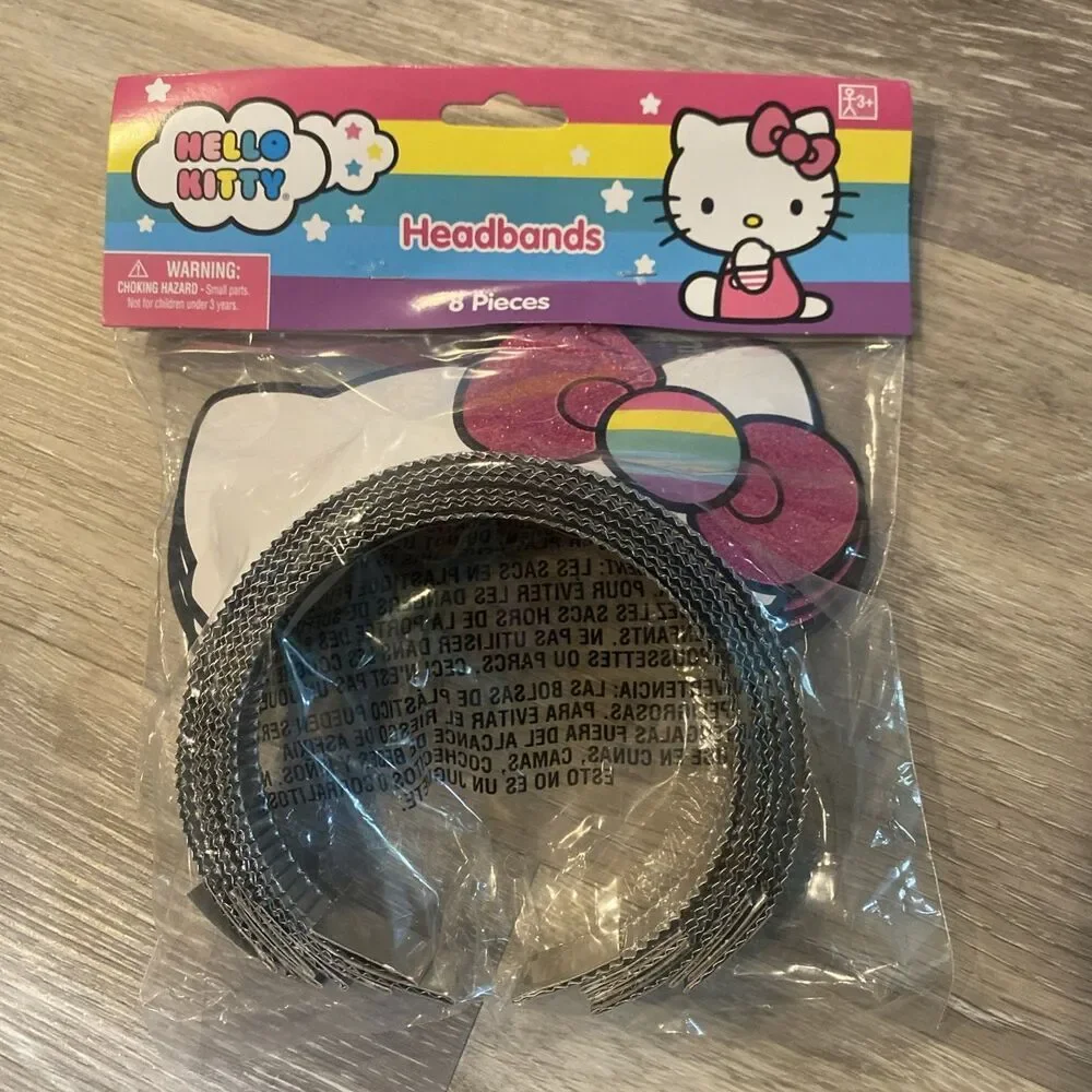 hello kitty party Hat Headbands Decorations with hello Kitty & Friends Set Of 8